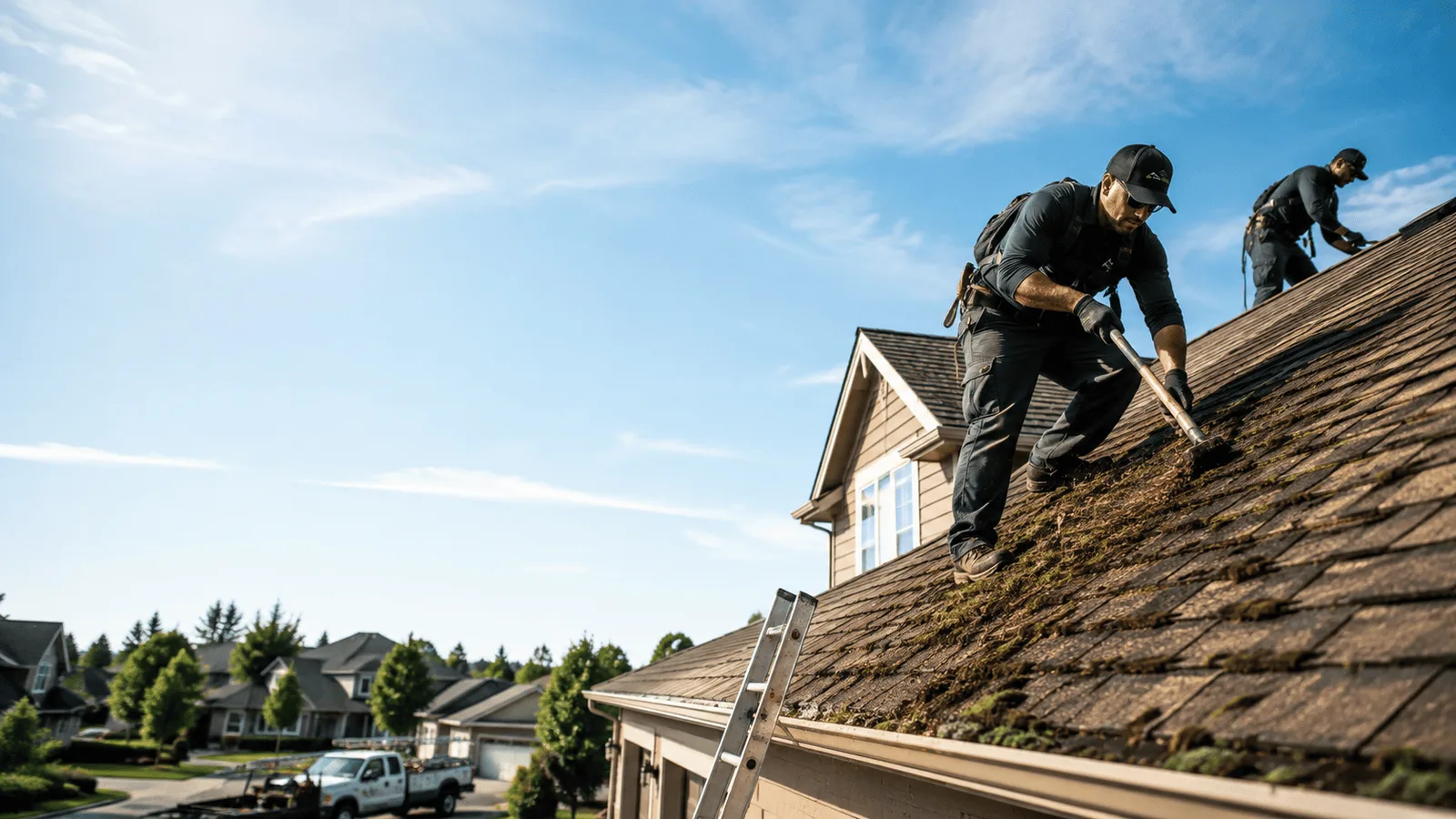 Roof Moss Removal in Bock, MN near me
